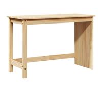 vidaXL Minimalist Compact Pine Wood Desk Honey Brown - Size: 75 x 112 x 50cm - Wilko