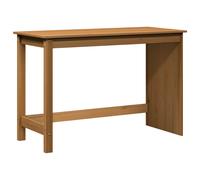 vidaXL Minimalist Compact Pine Wood Desk Honey Brown - Size: 75 x 112 x 50cm - Wilko