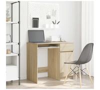 vidaXL Desk Sonoma Oak – 86x49x76 cm – Engineered Wood