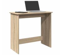 Desk Sonoma Oak Engineered Wood 80x40x75 cm Compact Writing Table for Study Room