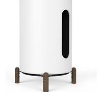 Desk Speaker Stand for Sonos Sub Mini and All Suitable Sized Small Smart Speakers (black walnut legs)