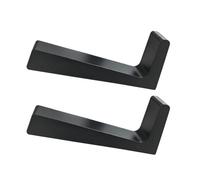 Desk Speakers Pair Angled Holder with Front Lip Tabletop Base Computer Home Study Layout Organization Storage Desktop Speakers Stand Pair Desk Holder Angled Front Lip Home Study Setup