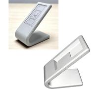 Desk Stand compatible with Lutron Caseta Pico Remote - Modern Tabletop Holder with Non-Slip Base for Home & Office Use (white)