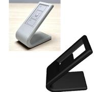 Desk Stand compatible with Lutron Caseta Pico Remote - Modern Tabletop Holder with Non-Slip Base for Home & Office Use (black)