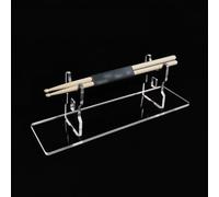Desk Standing Drumstick Rack, Clear Acrylic Drum Stick Display Holder, Commercial Music Store Drumsticks Stand for Percussion Stick/Wands/Lightsabers Collection(Clear 1 tier)