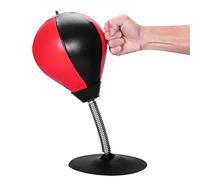 Desk Standing Punching Ball Desktop Speed Punch Bag with Pump Stress Reliever Buster Table Stress Relief Boxing Punch Ball Reflex Strain and Tension Ball for Adults Office Home