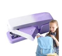 Desk Staplers, 360° Swivel Book Binding Stapler, Classroom Desk Accessories, Multi-Angle Stapling Machine for Office, Home, School, 4.53 x 1.38 x 2.17 Inches, Green, Purple