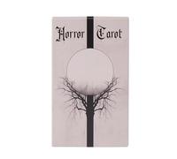 Desk Tarot Cards, Horror Psychological Oracle Deck, Portable Divination Board Game for Future & Past Insight, Tarot Tools for Spiritual Guidance