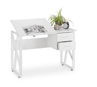 Desk tilting Art and Writing Table 2 Drawers 5 kg Capacity Tilting Writing Table