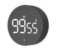 Desk Timer for Productivity Magnetic Digital Kitchen Timer Rechargeable Fabric Mesh Cover 99 Mins Countdown/Count Up Stylish Efficana Konah Home Timmer for Cooking