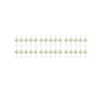 Desk Top Decor 30Pcs Snowflake Tree Ornament Hooks Decorating Hangers Metal Wire Gold