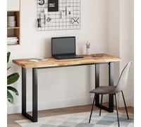 Desk Top Made of Solid Acacia Wood with Oil Coating 120 x 50 x 4 cm Rectangular Versatile for Office Home Office Workplace Ergonomic Robust