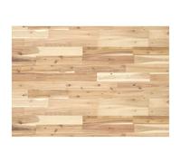 Desk top Natural 100x70x4cm Solid Acacia Wood Untreated Rectangular Worktop Pro