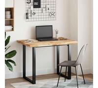 Desk Top Solid Acacia Wood 80 x 70 x 4 cm with Oil Coating, Versatile for Home Office Workplace, Robust Office Accessories, Easy Care, Ergonomic and Space-Saving
