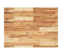 Desk Top Solid Acacia Wood Oil Finished 100x60x2 cm Rectangular Worktop Natural