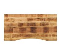 Desk Top Solid Mango Wood Natural Finish 140x60x2.5 cm Rustic Surface Handmade