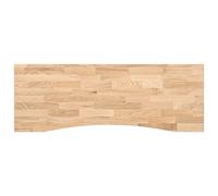 Desk Top Writing Table Study Desk Untreated Solid Wood Oak Rectangular vidaXL