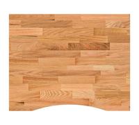 Desk Top Writing Table Study Desk Untreated Solid Wood Oak Rectangular vidaXL