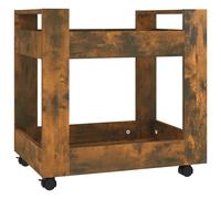 Desk Trolley Engineered Wood Under Desk Storage Trolley Multi Colours vidaXL