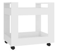 Desk Trolley Engineered Wood Under Desk Storage Trolley Multi Colours vidaXL