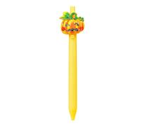 Desk Visibility Writing Pen, Halloween Ballpoint with Character Detail, Lightweight Design for Notes, Event Favor Use Halloween Novelty Pen Decorative Character Writing Seasonal Desk Classroom Note