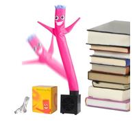 Desk Waving Dancing Man - Waving Figure | Inflatable Tube Mini Wacky Guy Desktop Puppet Wind Flying Blow Up Character Air Powered Flappy Arm Miniature Sky Dancer Office Holiday Party Pack