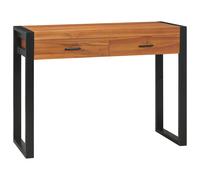 Desk with 2 Drawers Recycled Teak Wood Writing Study Work Console Table vidaXL