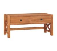 Desk with 2 Drawers Recycled Teak Wood Writing Study Work Console Table vidaXL