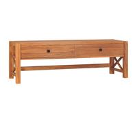 Desk with 2 Drawers Recycled Teak Wood Writing Study Work Console Table vidaXL