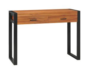 Desk with 2 Drawers Recycled Teak Wood Writing Study Work Console Table vidaXL