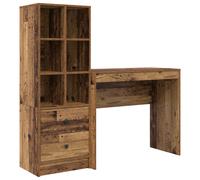 Desk with Drawer Office Modern Workspace Furniture Home Workstation Set vidaXL