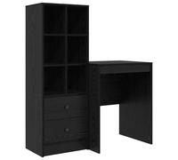 vidaXL Desk Artisan Oak 105.5 x 34 x 127 cm 2 pcs, Brown