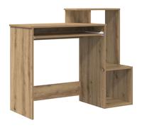 vidaXL Desk with Drawer Artisan Oak 106 x 41 x 88.5 cm Engineered Wood