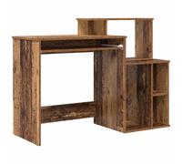 Desk with Drawer with Shelf with Storage Engineered Wood Home Office vidaXL
