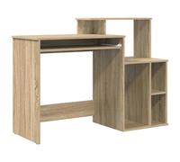 Desk with Drawer with Shelf with Storage Engineered Wood Home Office vidaXL