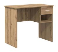 Desk with Drawer with Shelf with Storage Engineered Wood Modern Writing vidaXL