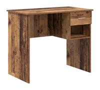 Desk with Drawer with Shelf with Storage Engineered Wood Modern Writing vidaXL