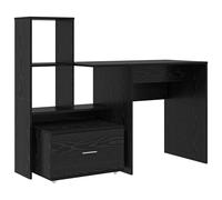 Desk with Drawer with Shelf with Storage Engineered Wood Office Modern vidaXL