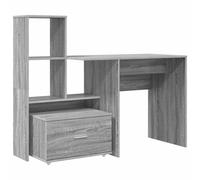 Computer Office Desk Table Workstation Home Storage Cupboard Cabinet w/ Shelves
