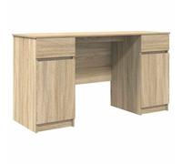 Desk with Drawer with Shelf with Storage Engineered wood Writing Office vidaXL
