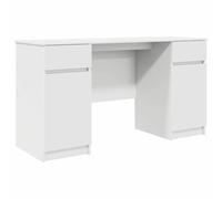 Desk with Drawer with Shelf with Storage Engineered wood Writing Office vidaXL