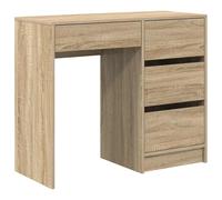 vidaXL Desk with Drawer Sonoma oak 90 x 37.5 x 75 cm Engineered Wood, Home Office, Rectangular Desk, Modern Storage, Compact Workstation, Stylish Writing, Engineered Wood