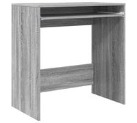 vidaXL Desk with Drawer Grey Sonoma 77.5 x 43 x 79 cm Engineered Wood