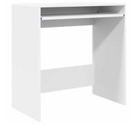 vidaXL Desk with Drawer White 77.5 x 43 x 79 cm Engineered Wood