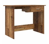 Desk with Drawer with Storage Engineered Wood Modern Writing Study vidaXL