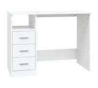 Desk with Drawers Engineered Wood Standing Desk Furniture Multi Colours vidaXL