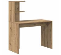 Desk with Shelf with Storage Engineered Wood Computer Home Office Study vidaXL