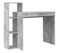 Desk with Shelf with Storage Engineered Wood Computer Modern Office vidaXL