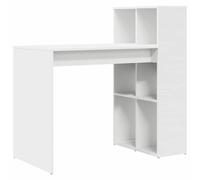 Desk with Shelf with Storage Engineered Wood Home Office Computer Table vidaXL