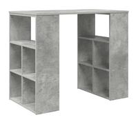 Desk with Shelf with Storage Engineered Wood Modern Writing Home Office vidaXL